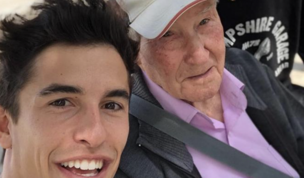 Las lágrimas de Marc Márquez al recordar la promesa a su abuelo