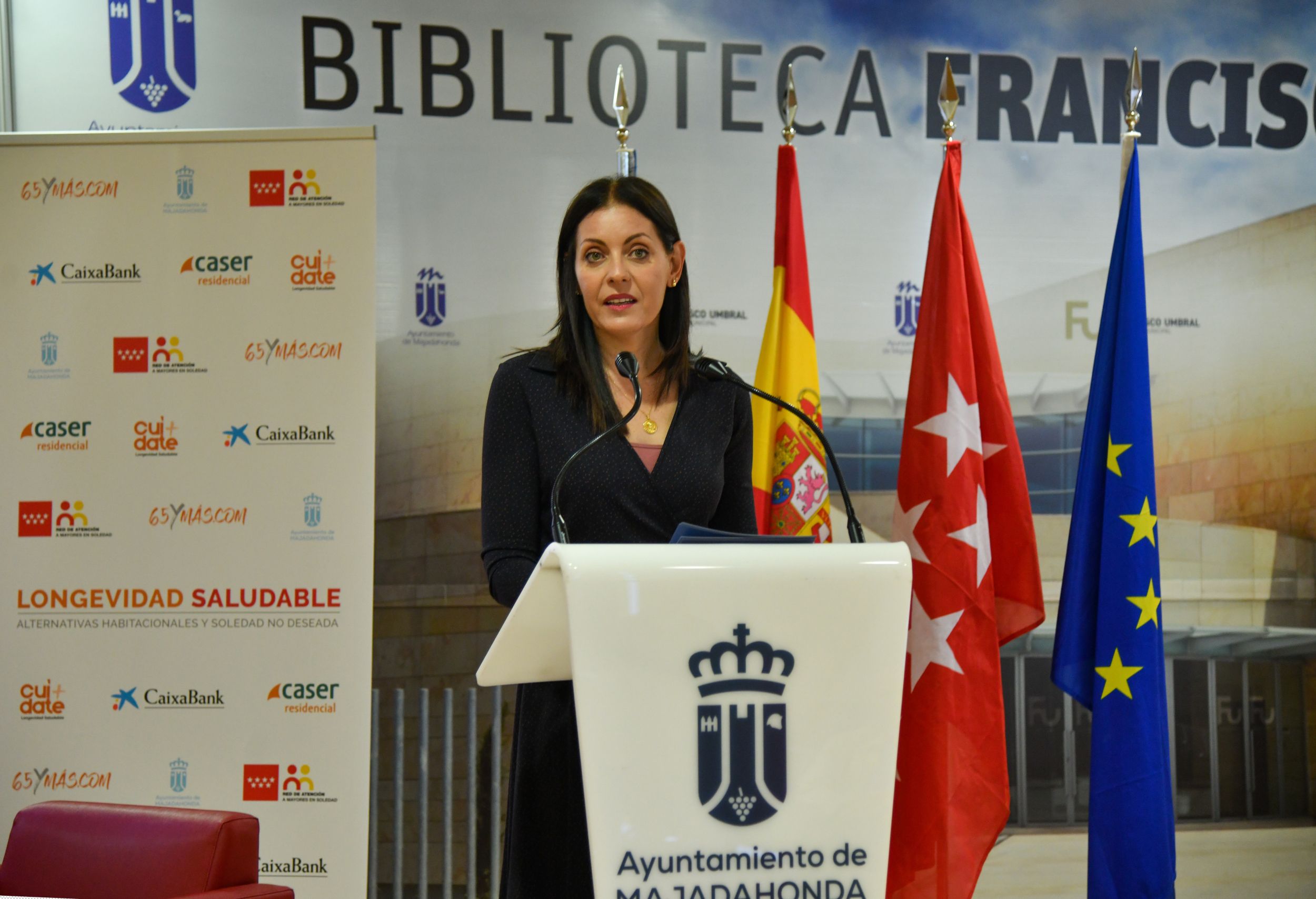 Lola Moreno: "Queremos hacer de Majadahonda una ciudad con soledad cero". Foto: Agustín Millán Lola Moreno: "Queremos hacer de Majadahonda una ciudad con soledad cero". Foto: Agustín Millán