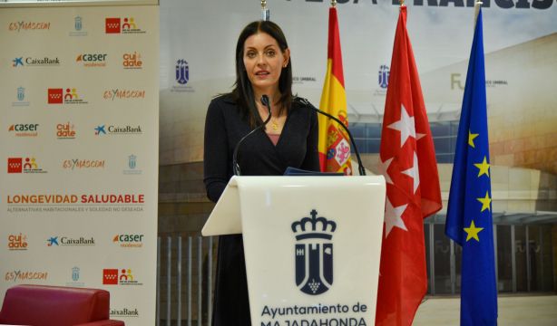 Lola Moreno: "Queremos hacer de Majadahonda una ciudad con soledad cero". Foto: Agustín Millán