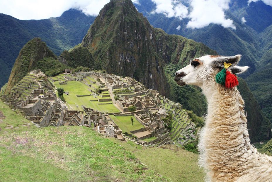 bigstock Llama at Historic Lost City of 25943033