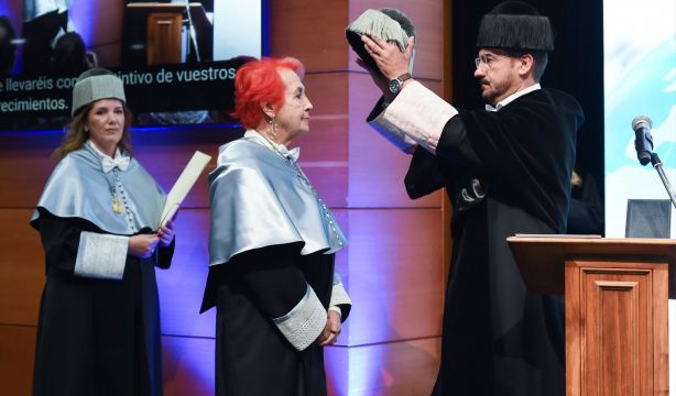 Rosa María Calaf, Doctora Honoris Causa por la UC3M por encarnar "la esencia del periodismo". Fuente: Europa Press.
