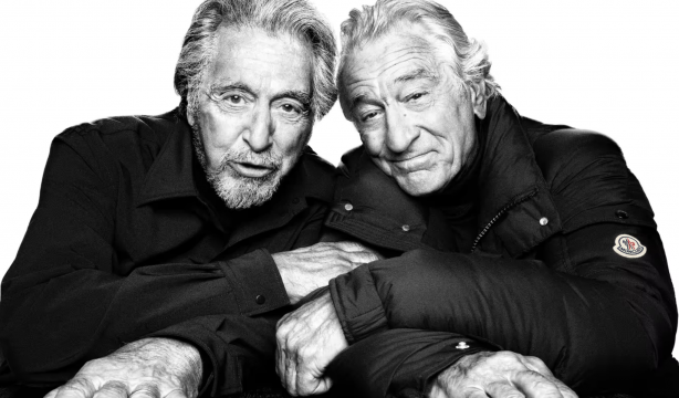 Robert De Niro y Al Pacino celebran 50 años de amistad en la campaña 'Warmer Together' de Moncler