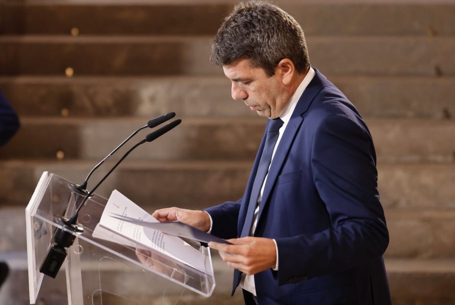 EuropaPress 7072952 presidente generalitat valenciana carlos mazon declaracion institucional EuropaPress 7072952 presidente generalitat valenciana carlos mazon declaracion institucional