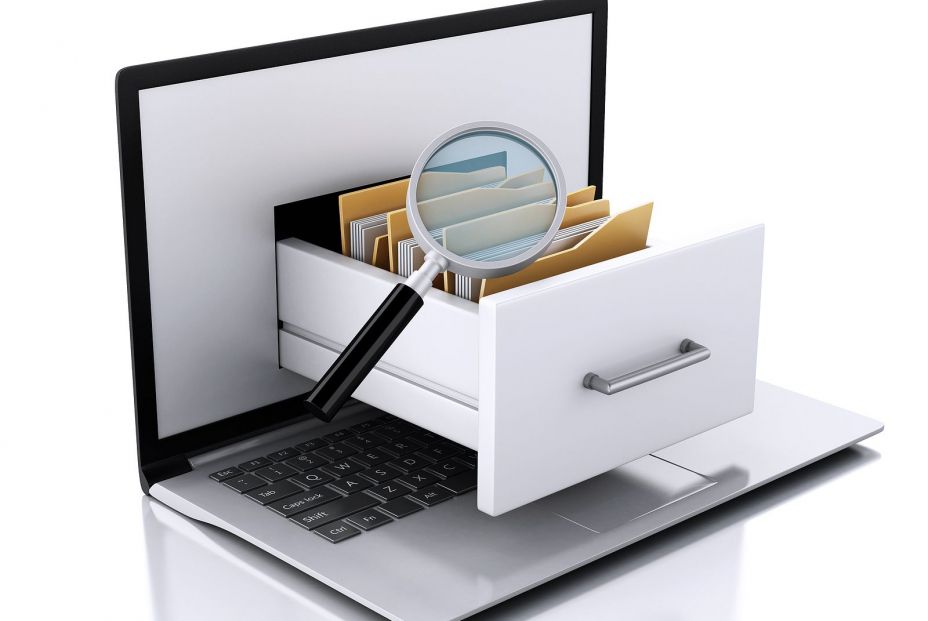 bigstockd laptop magnifying glass an 77999777