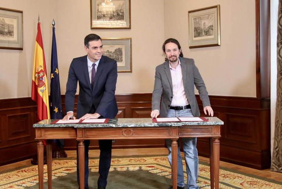Pedro Sánchez y Pablo Iglesias Pedro Sánchez y Pablo Iglesias