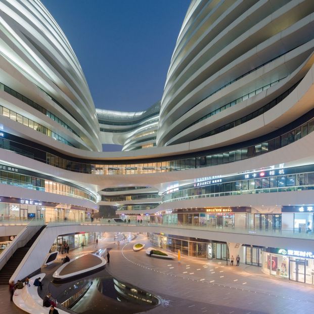 Galaxy Soho de Zaha Hadid (bigstock) Galaxy Soho de Zaha Hadid (bigstock)
