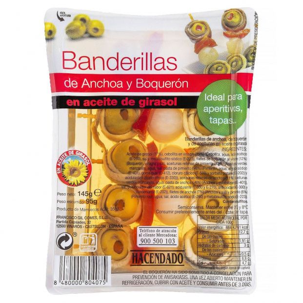 banderillas Mercadona. banderillas Mercadona.