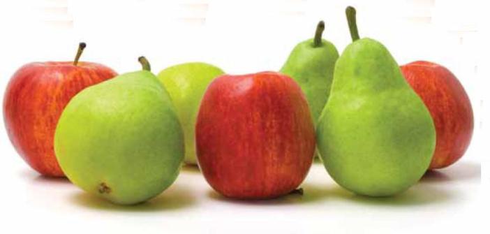 Manzanas y peras Manzanas y peras