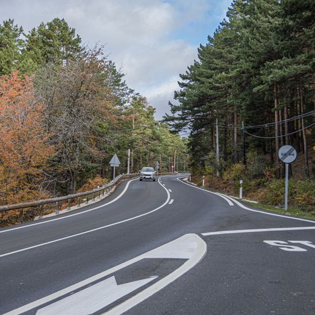 M607 camino en Navacerrada
