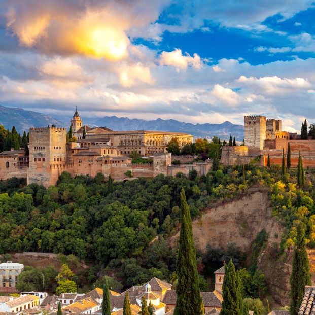Vista de la Alhambra desde el Albaicín Vista de la Alhambra desde el Albaicín