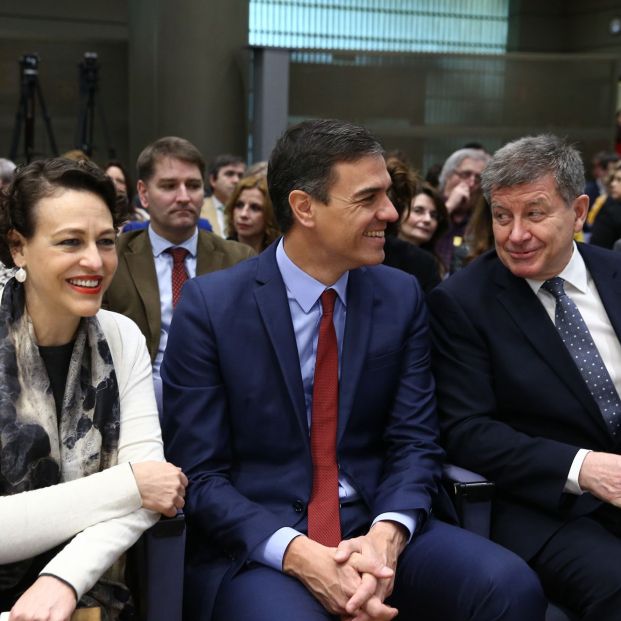 EuropaPress 1975702 (I D) La ministra de Trabajo Magdalena Valerio el presidente del Gobierno Pedro Sánchez; y el director general de la Organización Internacional del Trabajo Guy Ryder durante la inauguración de la II Conferencia Nacion EuropaPress 1975702 (I D) La ministra de Trabajo Magdalena Valerio el presidente del Gobierno Pedro Sánchez; y el director general de la Organización Internacional del Trabajo Guy Ryder durante la inauguración de la II Conferencia Nacion