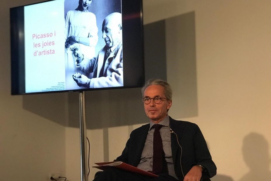 El director del Museu Picasso de Barcelona Emmanuel Guigon en rueda de prensa el 30 de enero de 2020 El director del Museu Picasso de Barcelona Emmanuel Guigon en rueda de prensa el 30 de enero de 2020