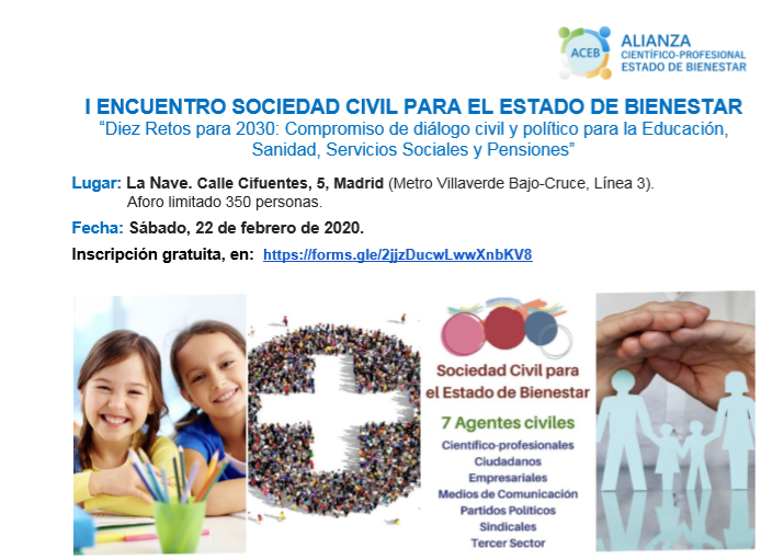 I Encuentro Sociedad Civil para el Estado de Bienestar