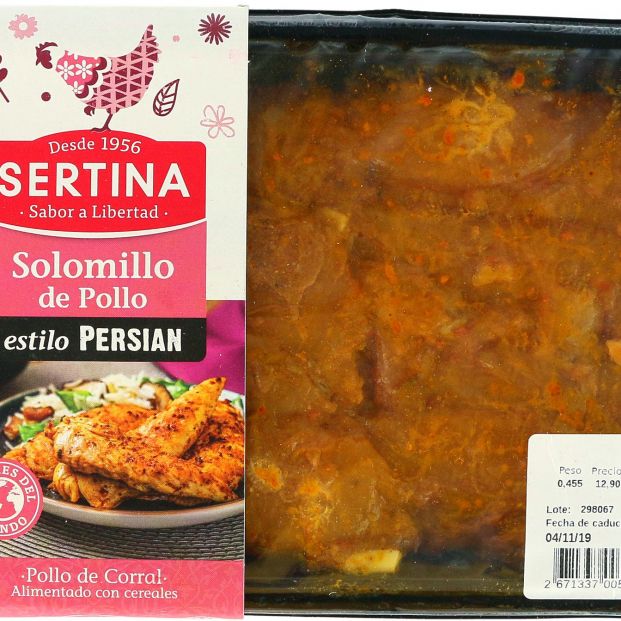 SERTINA SOLOMILLO DE POLLO ESTILO PERSIAN SERTINA SOLOMILLO DE POLLO ESTILO PERSIAN