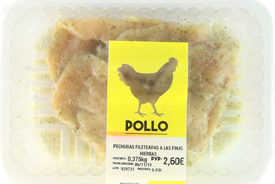 DIA PECHUGA FILETEADAS A LAS FINAS HIERBAS DELIAVE