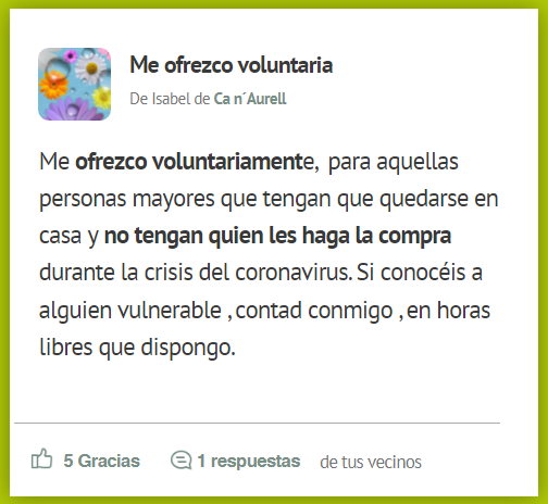 Ayuda a que tus vecinos mayores no tengan que salir de casa con la plataforma '¿Tienes sal?' Ayuda a que tus vecinos mayores no tengan que salir de casa con la plataforma '¿Tienes sal?'