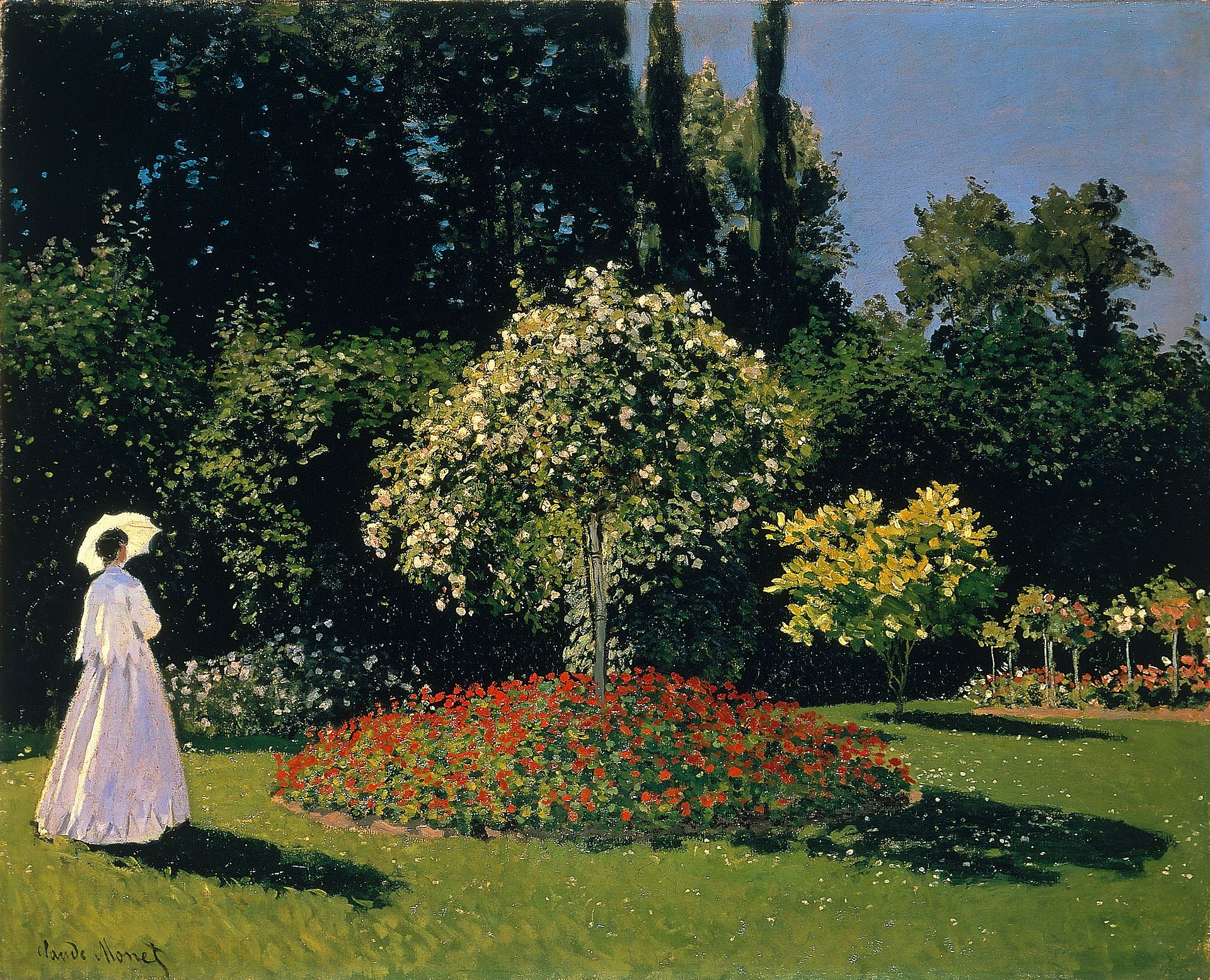 Claude Monet. Mujer en el jardían Claude Monet. Mujer en el jardían
