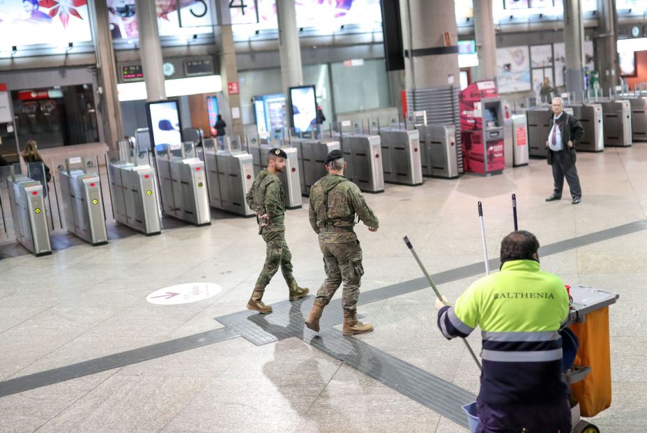 El Ejército sigue sin desplegarse en Cataluña y País Vasco, segunda y tercera CCAA más afectadas