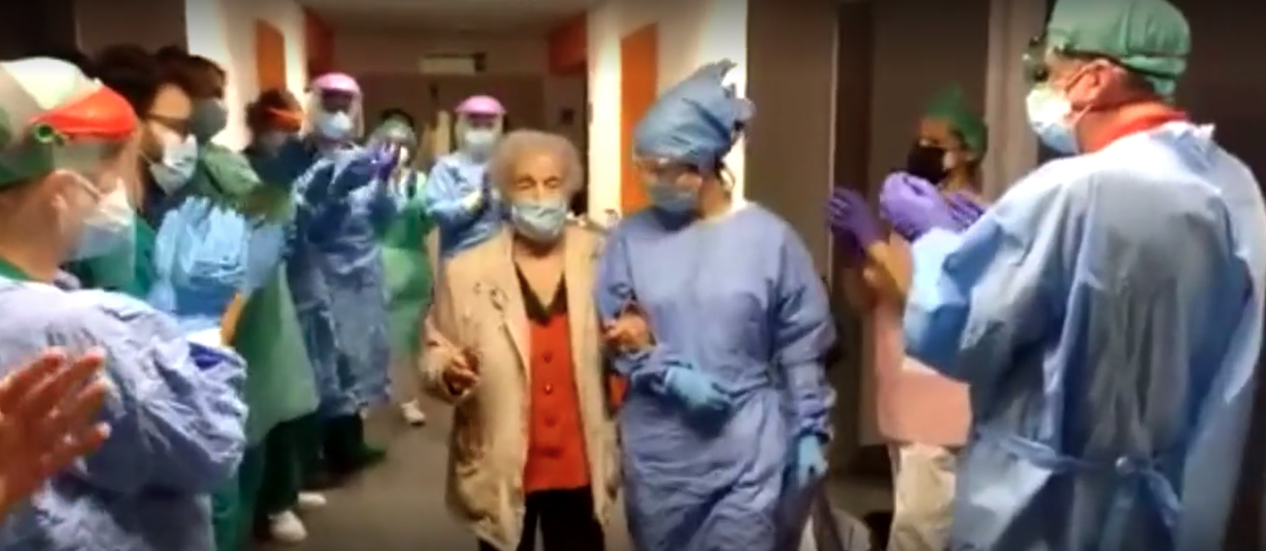 Pepita, símbolo de la esperanza en España: se recupera del coronavirus a los 95 años