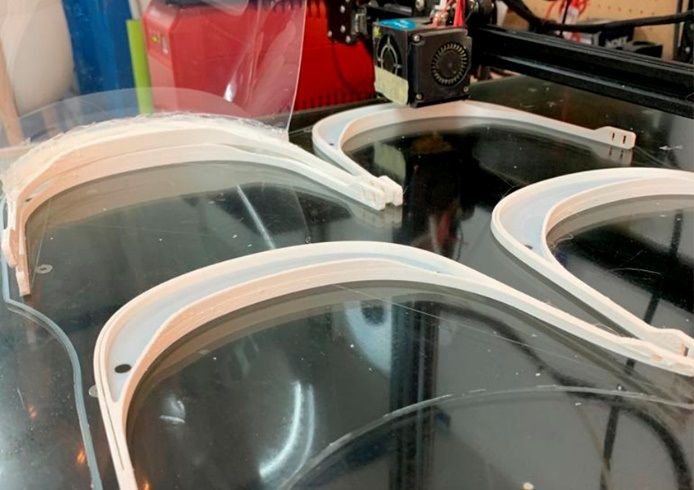 Viseras protectoras. Foto: EuropaPress Viseras protectoras. Foto: EuropaPress