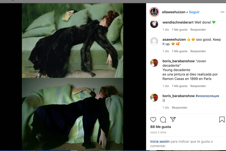 Reto imitar obras de arte Reto imitar obras de arte