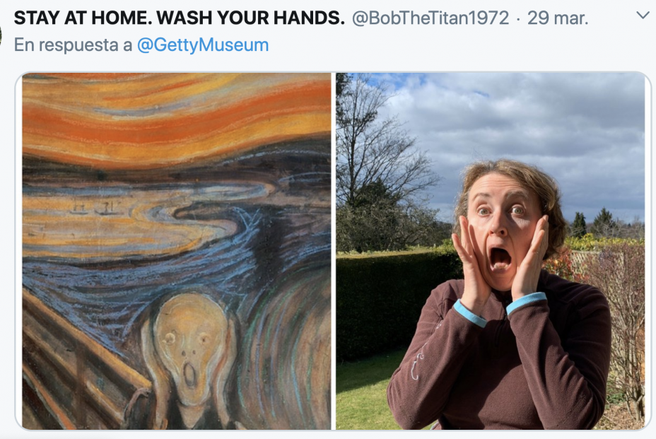 Imitar obras de arte: el grito, de Munch Imitar obras de arte: el grito, de Munch