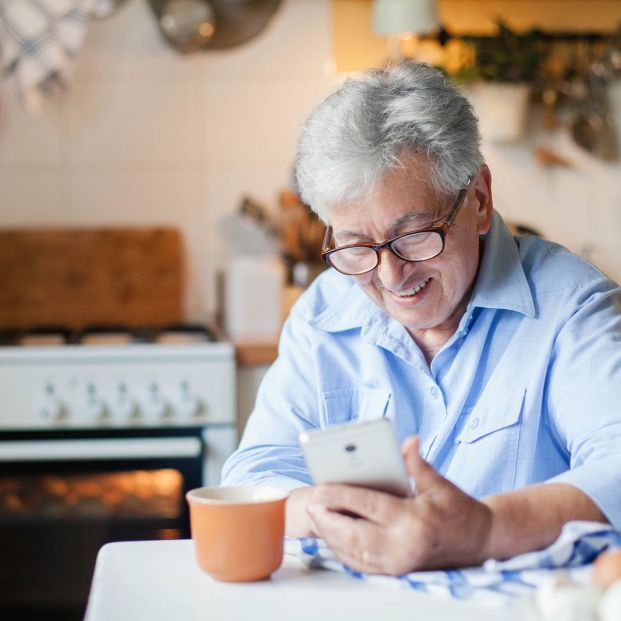 bigstock Retired Woman Is Using Mobile320592355