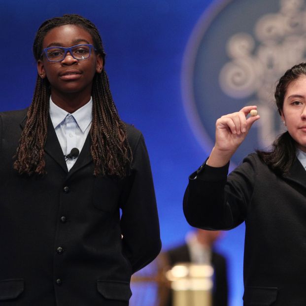 Niñas de San Ildefonso. Foto: EuropaPress Niñas de San Ildefonso. Foto: EuropaPress