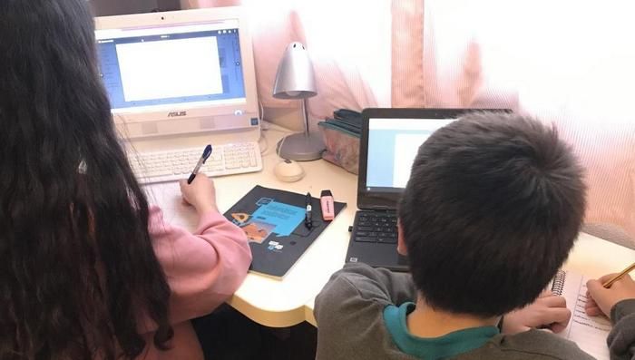 Clases on line. Foto: EuropaPress Clases on line. Foto: EuropaPress