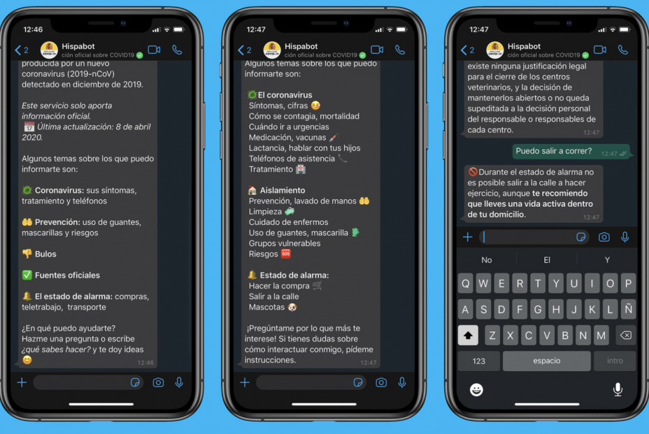 Hispabot-Covid19