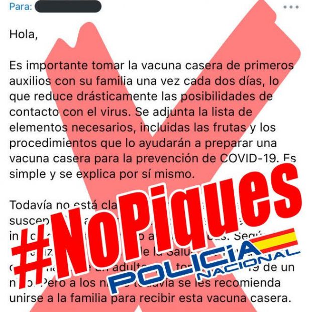 No existen vacunas caseras para el coronavirus: ¡es un bulo! No existen vacunas caseras para el coronavirus: ¡es un bulo!