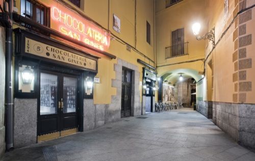 donde churros madrid: San Ginés (web