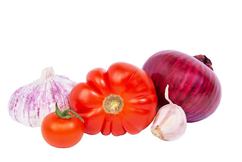bigstock Raw VegetablesOnion Garlic 368719255