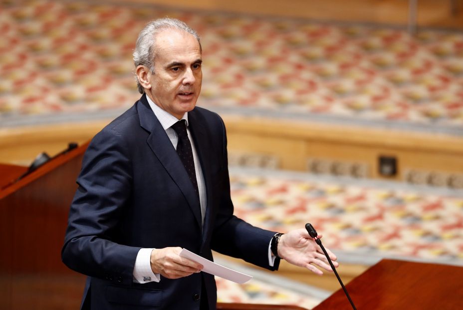 El consejero de Sanidad de la Comunidad de Madrid, Enrique Ruiz Escudero El consejero de Sanidad de la Comunidad de Madrid, Enrique Ruiz Escudero