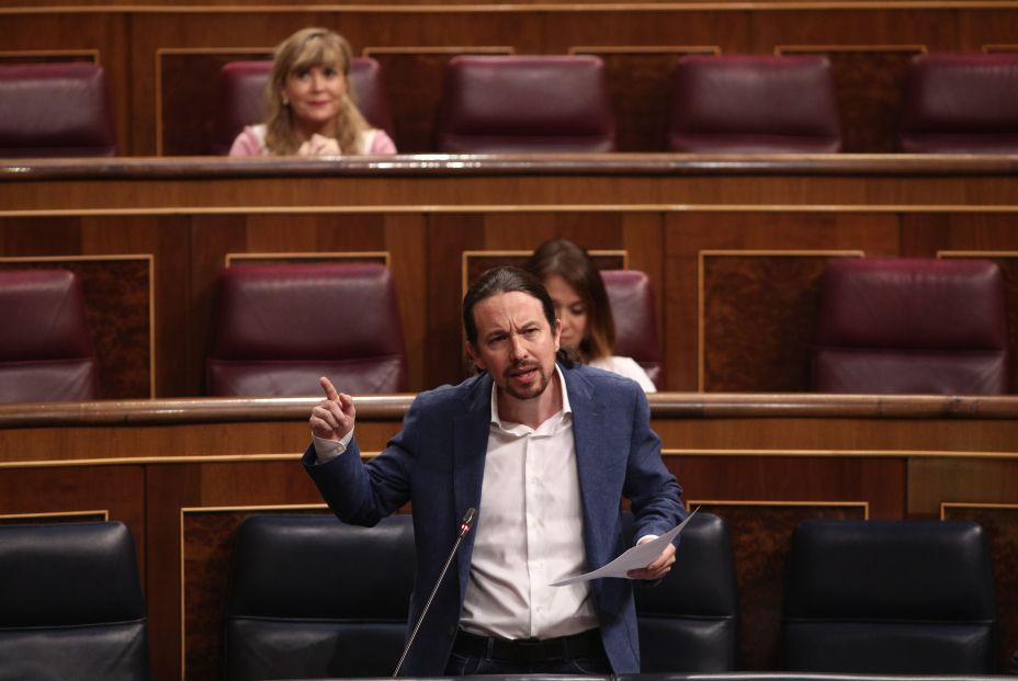 vicepresidente segundo gobierno pablo iglesias interviene sesion plenaria vicepresidente segundo gobierno pablo iglesias interviene sesion plenaria