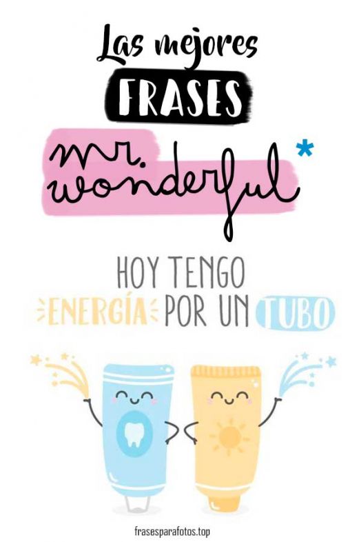 frases mr wonderful