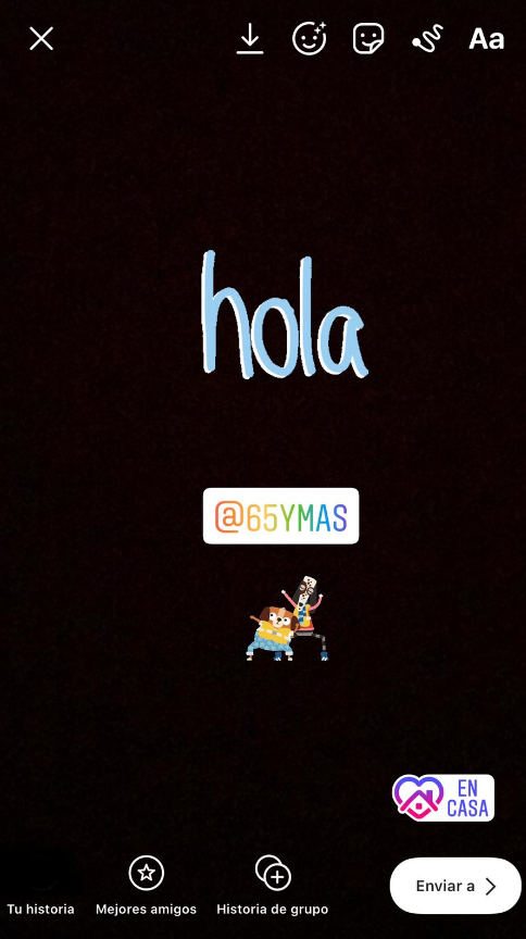 Pantallazo story Instagram Pantallazo story Instagram