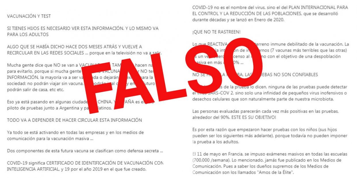 bulo vacuna FALSO bulo vacuna FALSO