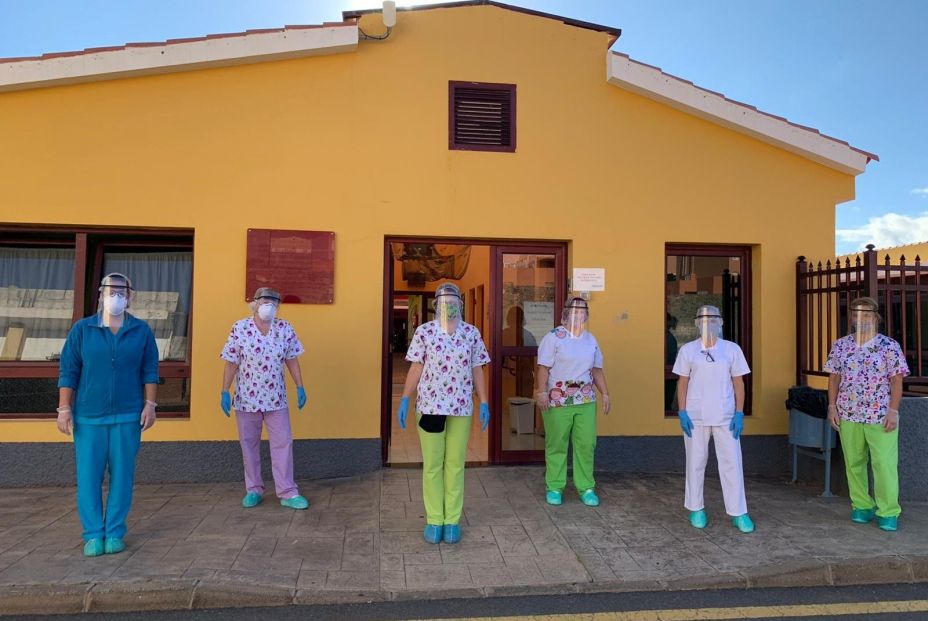 Residencia mayores tarazona recibe lote pantallas protectoras 3d Residencia mayores tarazona recibe lote pantallas protectoras 3d