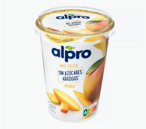 Postre de soja sabor mango Alpro sin azúcares añadidos Postre de soja sabor mango Alpro sin azúcares añadidos