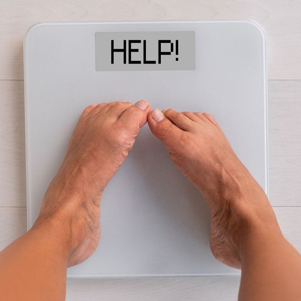 bigstock HELP weight scale showing the312634546 bigstock HELP weight scale showing the312634546
