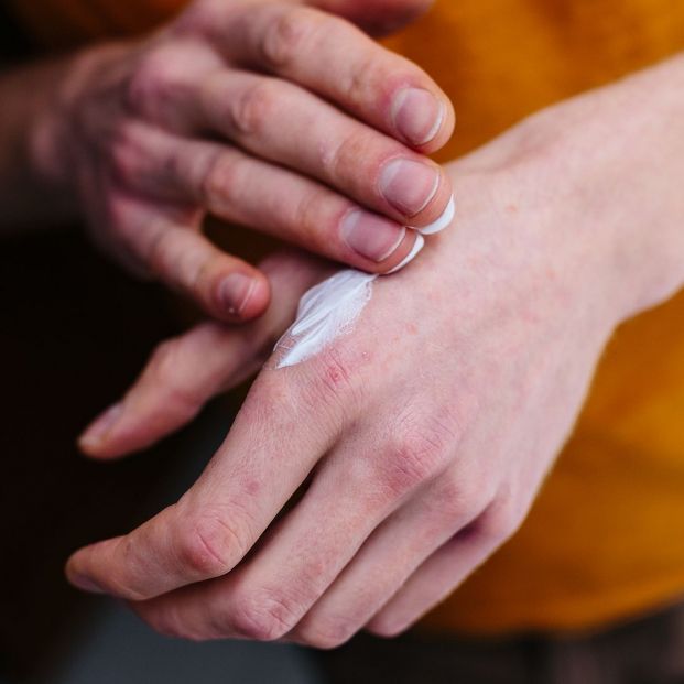 bigstock Ointment On The Hands Of An El 333527656 bigstock Ointment On The Hands Of An El 333527656