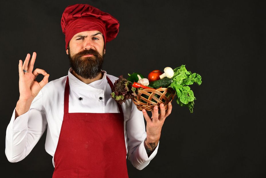 bigstock Cook With Confused Face In Bur 375150250