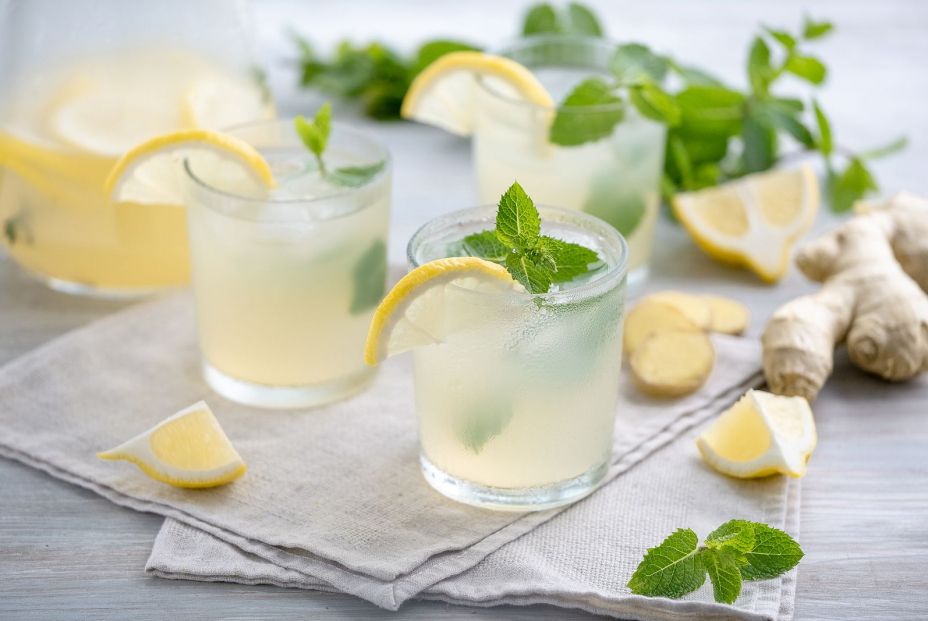 bigstock Lemonade with ginger and mint318611245