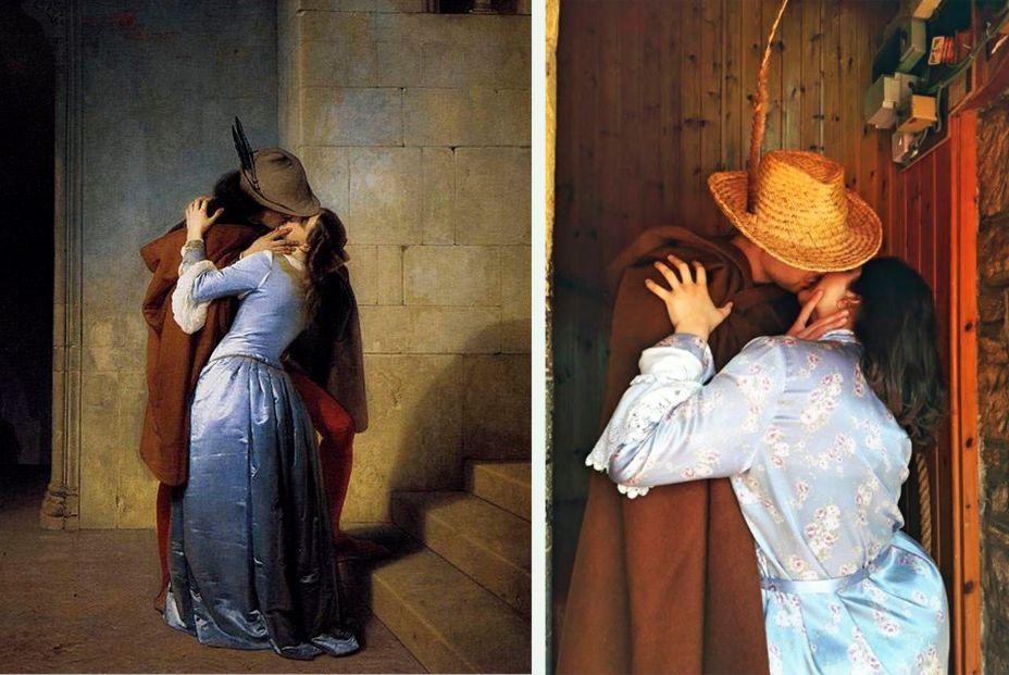 'El Beso', de Francesco Hayez (Elena González y José Carlos Padilla) 'El Beso', de Francesco Hayez (Elena González y José Carlos Padilla)