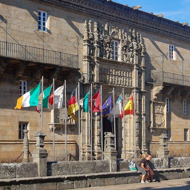 El hostal de los Reyes Católicos, en Santiago de Compostela, es el hotel más antiguo de España El hostal de los Reyes Católicos, en Santiago de Compostela, es el hotel más antiguo de España