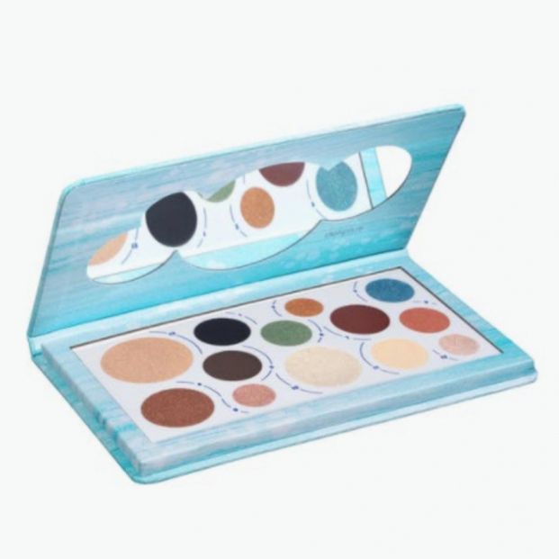 Paleta sombras ojos resistente al agua