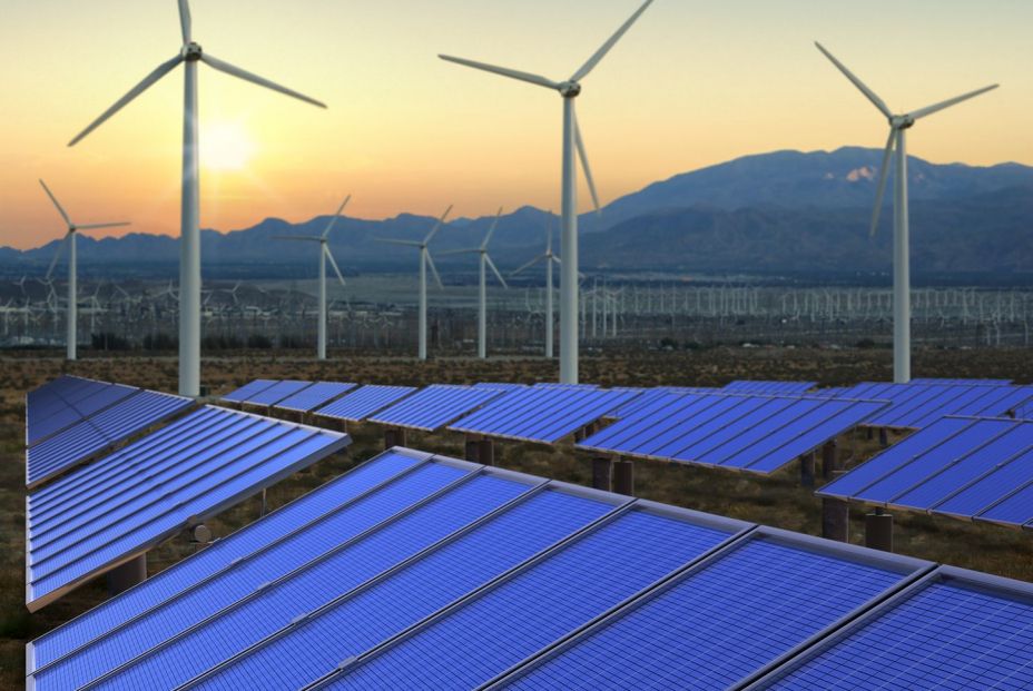 Transición energética, hacía un nuevo escenario protagonizado por las renovables (big stock)