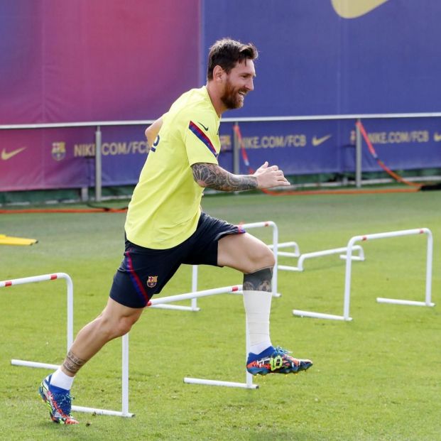 EuropaPress 3270823 leo messi realiza ejercicio entrenamiento EuropaPress 3270823 leo messi realiza ejercicio entrenamiento