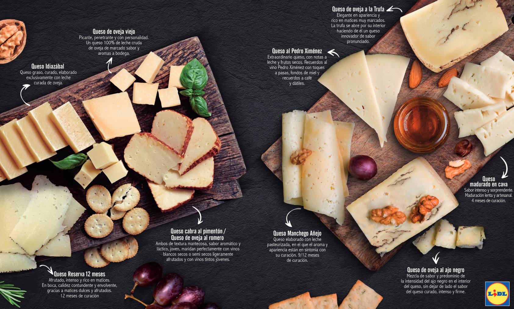 Lidl estrena 'La Quesería': 20 variedades de quesos gourmet por menos de 2,5 euros